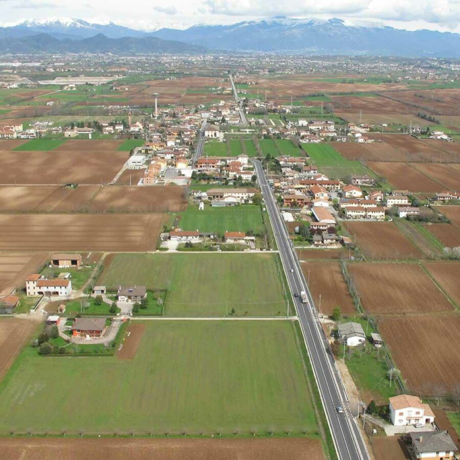 Barcon: veduta aerea aerea