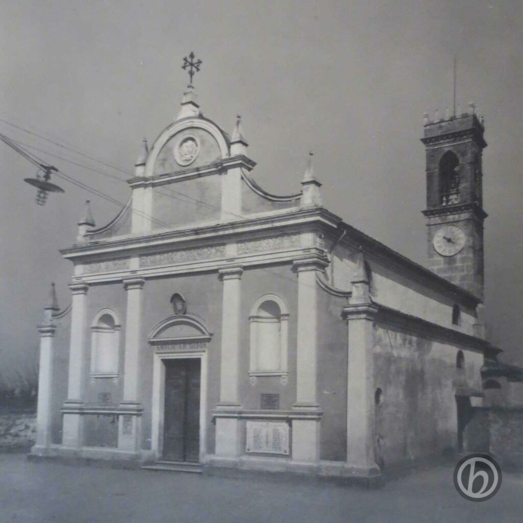 Curia vescovile di Treviso - La chiesa di Barcon nel 1929 Curia vescovile di Treviso - La chiesa di Barcon nel 1929