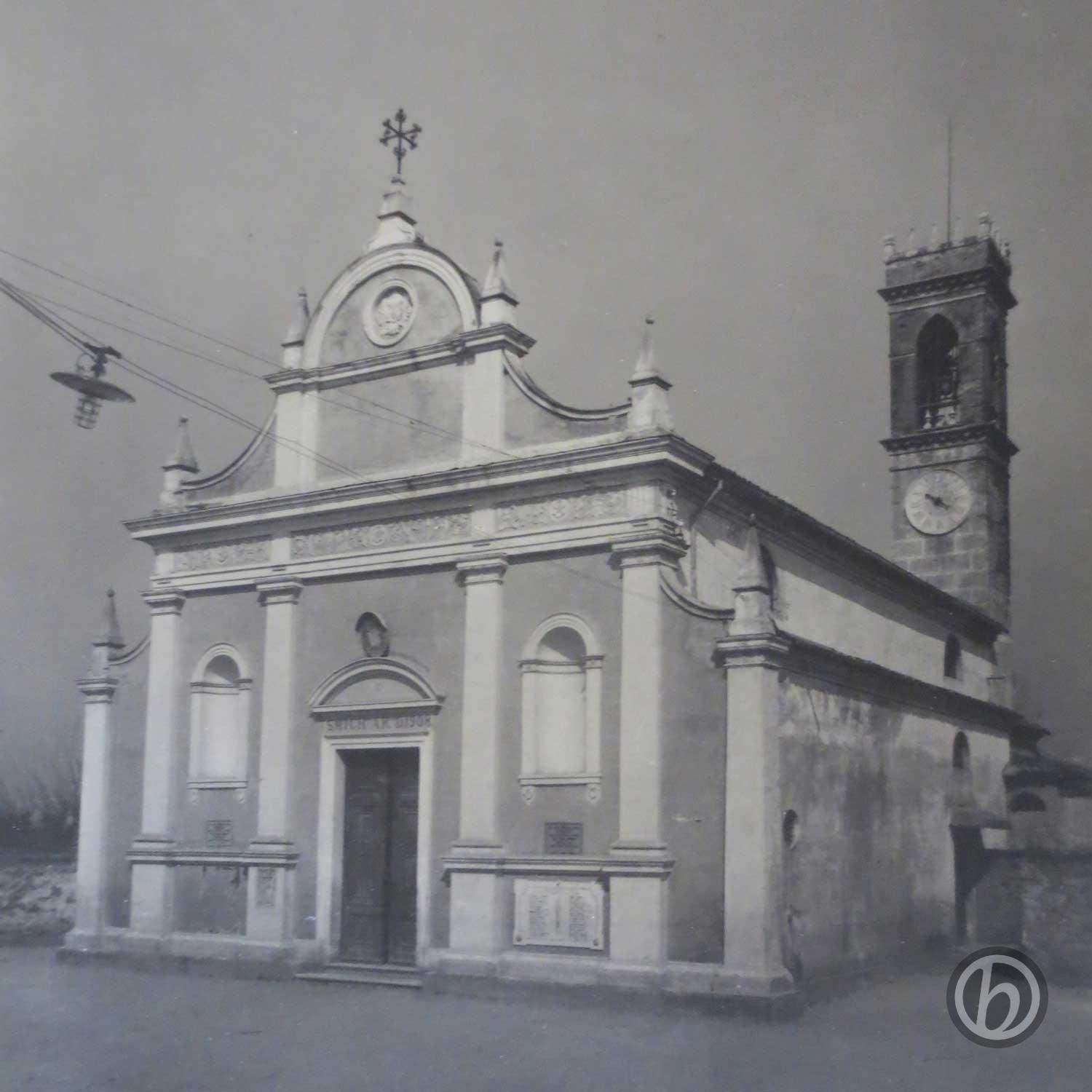 Curia vescovile di Treviso - La chiesa di Barcon nel 1929