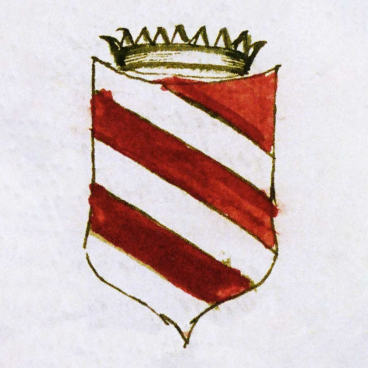 Stemma Pola - Genealogie trevigiane, voce Castel Pola XVI secolo di Nicolò Mauro
