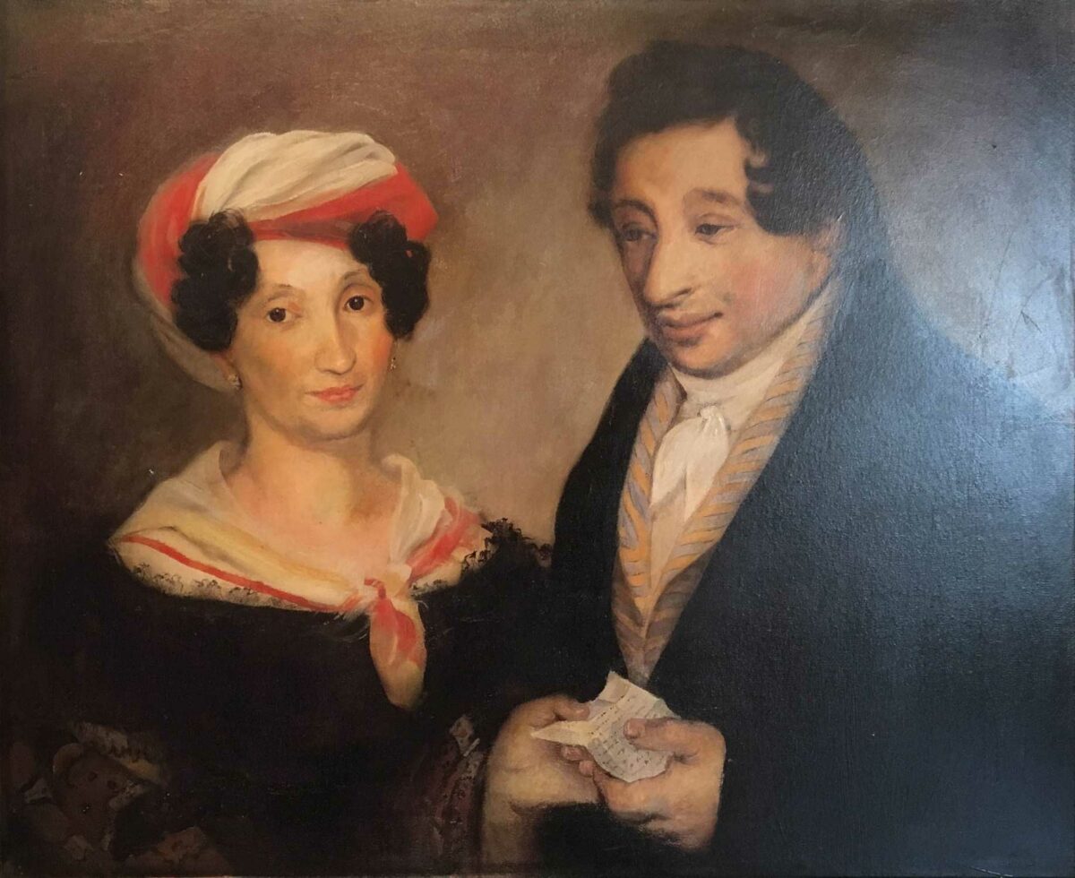 Francesco Grisoni (1772-1841) e la moglie Marianna Pola Grisoni (morta 1858) - Museo regionale di Capodistria (Istria, Croazia)