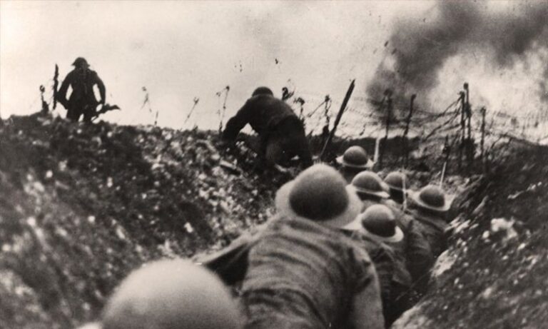 La trincea della grande guerra