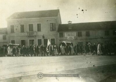 I funerali di Eugenio Ceron e Adolfo de Liberali
