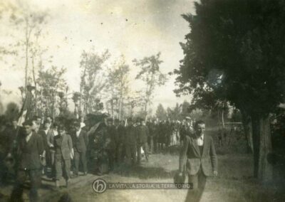 I funerali di Eugenio Ceron e Adolfo de Liberali